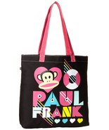 FAB Starpoint Big Girls&#39; Paul Frank Junior Core Colors Tote Black/Pink O... - $11.21