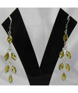925 Sterling Silver Citrine Handmade Earrings Xmas Gift Women ES-1226 - £29.25 GBP