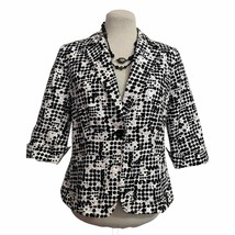 i. e. Black &amp; White Blazer Size 8 - £18.99 GBP