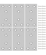 6PCS 4&quot; x 2&quot; Stainless Steel Mending Plates with Screws for Wood Furniture - $17.59
