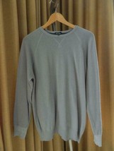 Giorgio Armani Sweater 100% Cashmere Double Lined 52 Gray - $110.74