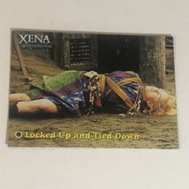 Xena Warrior Princess Trading Card Lucy Lawless Vintage #8 Locked Up &amp; Tied Down - £1.56 GBP