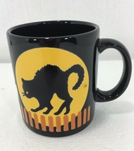 Waechtersbach Halloween Black Cat Full Moon Coffee Tea Mug Cup 10 oz Spain - $27.93