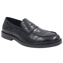 INC INTL Concepts Men Slip On Penny Loafers Griffin Size US 9.5M Black C... - £30.37 GBP