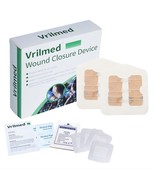 VRILMED EMERGENCY WOUND CLOSURE STRIPS 3-HASPS ZIP SUTURES NIB - $24.70