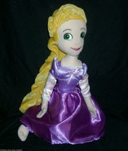 14&quot; Disney Princess Rapunzel Long Blonde Hair Stuffed Animal Plush Toy Doll Girl - £16.39 GBP