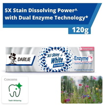 (120G) Darlie Whitening All Shiny White Supreme Enzyme Toothpaste (Floral Fresh) - $22.99