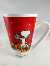Snoopy  & Woodstock Santa's Little Helper Claus Christmas Mug Cup 2014 Peanuts - $10.39