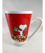 Snoopy  &amp; Woodstock Santa&#39;s Little Helper Claus Christmas Mug Cup 2014 P... - £8.17 GBP