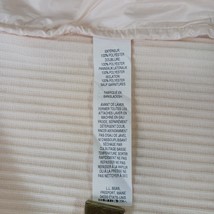 L.L.Bean Women’s Size 2X Reg Light Peach Full Zip Quilted Jacket Pockets 295900 image 4