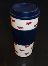 MLB Minnesota Twins 16 Oz Plastic Tumbler Travel Cup Hot/Cold Coffee Mug Banded - £4.10 GBP