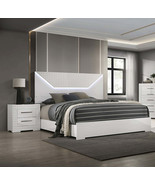 Carina Grey Oak &amp; Black Queen Panel 4-Piece Bedroom Set - $26,872.29 MXN
