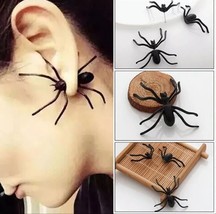 Pendiente de Oreja de Araña Negra Espeluznante 3D para Disfraz de Halloween - £12.34 GBP