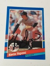 Kevin Tapani Minnesota Twins 1991 Donruss Autograph Card #116 READ DESCRIPTION - £3.69 GBP