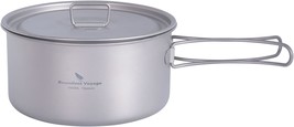 Boundless Voyage Camping Cookware Lightweight Cooking Pot Set Titanium, ... - $46.99