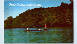 Float Fishing On The Clear Ozark Mountain Streams Missouri Postcard Posted 1963 - £5.42 GBP