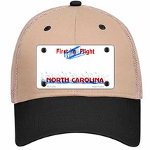 North Carolina State Blank Novelty Khaki Mesh License Plate Hat - £22.74 GBP