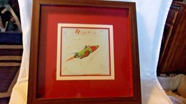 Rocket by Paul Gibson Framed &amp; Matted Print from 2006 Brown Metal Frame - £63.94 GBP