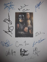 Batman Begins Signed Film Movie Screenplay Script X12 Autograph Christian Bale M - £15.72 GBP