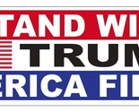 I Stand With Trump Maga Bumper Sticker B20 - $1.95+