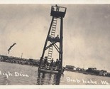 1910-30 AZO Real Photo Postcard RPPC Soap Lake Washington - The High Div... - $41.53