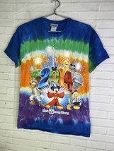 Walt Disney World 2014 Multicolor Tie Dye Tee Shirt Top Adult Womens Siz... - £10.90 GBP