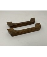 Reclaimed Teak Boat Handles 4.5” CTC Cabinet Drawer Pull One Pair 5.5” O... - $47.15 CAD