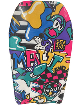 Maui Body Board Grafitti size 33 in Bodyboard with Leash - £18.93 GBP