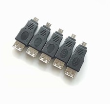 5X Micro USB B Male to USB 2.0 A Female OTG Adapter for Samsung  LG HUAW... - £5.32 GBP