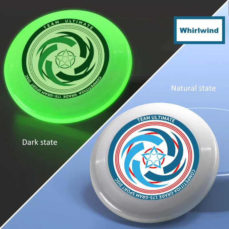 Nightlight Fluorescence Flying Discs 27cm Ultimate Flying Saucer for Outdoor  Be - £82.90 GBP