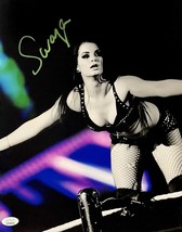 SARAYA SIGNED Autograph 11x14 PHOTO PAIGE Wrestling WWE JSA WITNESSED CE... - $129.99
