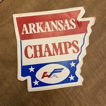 Arkansas Champs AFA American Football Association VTG Sticker - £24.64 GBP