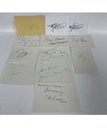 Entertainment Legends Signed Autographed Lot of (12) 4x6 Signatures - £31.49 GBP