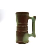 Vtg Frankoma Pottery Prairie Green Beer Stein Small Rare Art Oklahoma Re... - $19.99