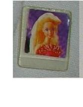 Barbie doll photo vintage picture on clear plastic 80s 90s era Mattel - $3.99