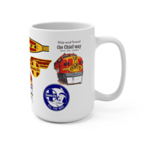 Must Have Santa Fe Railroad Mug, Old Vintage Logos Railroad Coffee Cup M... - $9.49