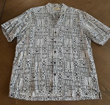 Kenny Flowers Limited Edition Black White Hawaiian 2019 Button Up Shirt ... - $38.61