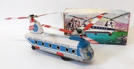 Vintage Tin Friction DAIYA (Japan) PAN AM AMERICAN SKYWAY HELICOPTER Toy - $210.00