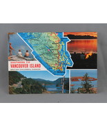 Vintage Postcard - Map of South Vancouver Island Major Atrractions - Wri... - $20.50 CAD