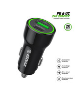 20W Car Charger PD +2.4A Adapter ONLY For Motorola Moto G Stylus 5G 2025 - $14.87 CAD