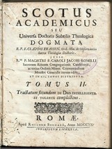 1720 Scotus Academicus Claude Frassen Dogmatic Theology Latin Iacob Romilli V... - £215.29 GBP