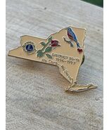 Lions Club District 20-Y2 1996-1997 We Care We Serve Lapel Pin New York ... - €15,63 EUR