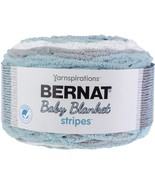 Spinrite Bernat Baby Blanket Stripes Yarn Seaglass 1 Pack of 12 Skein - $160.99
