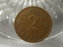 (FC-610) 1992 Latvia: 2 Santimi - £0.79 GBP