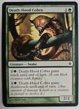 MTG Magic The Gathering Card Death-Hood Cobra Creature Snake Green  New ... - $4.80