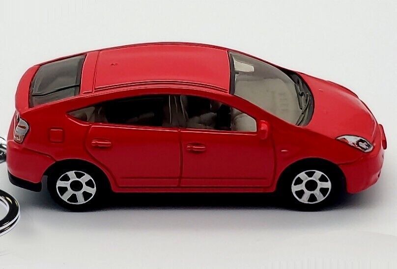 VERY RARE KEY CHAIN RED TOYOTA PRIUS HYBRID CUSTOM Ltd GREAT for GIFT or DIORAMA - $58.98