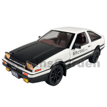 MiniAuto 1:20 Scale Initial D Toyota Trueno AE86 Sprinter Alloy Diecast Black - £25.02 GBP