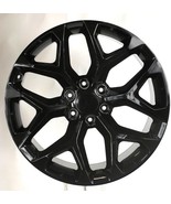 GMC 20" Gloss Black Snowflake Wheels Rims fits 2000-2025 Sierra Yukon Denali - $17,887.81 MXN