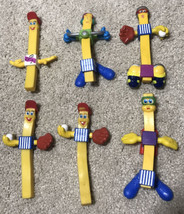 McDonald’s French Fry Benders Vintage 1989 Lot Of 4 Happy Meal Toys - £7.84 GBP