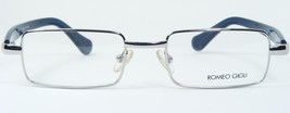 Romeo Gigli RG33402 Silver / Blue Eyeglasses Glasses Frame RG334 50-19-130 Italy - £63.22 GBP